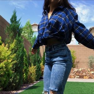 Zara flannel top